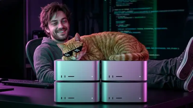 A cat settling in front of a finished audit