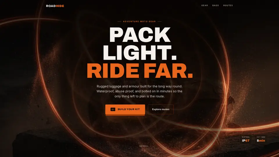 Roadhide, a Clikiti Pages redesign