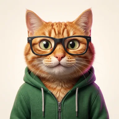 Tiger, speed researcher: an illustrated cat